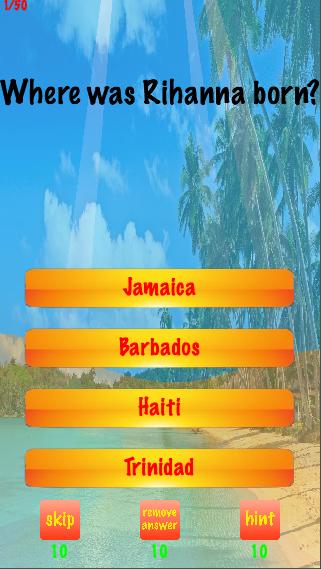 Trivia for Rihanna