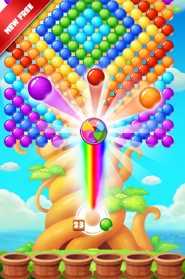 Bubble shooter earth